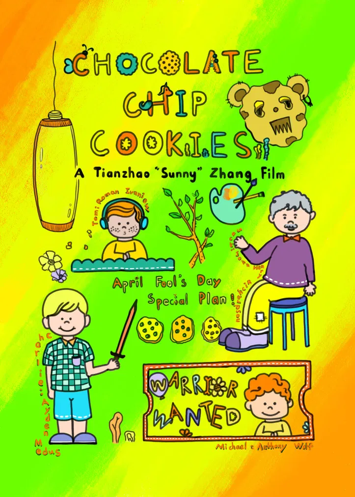 Chocolate Chip Cookies poster background
