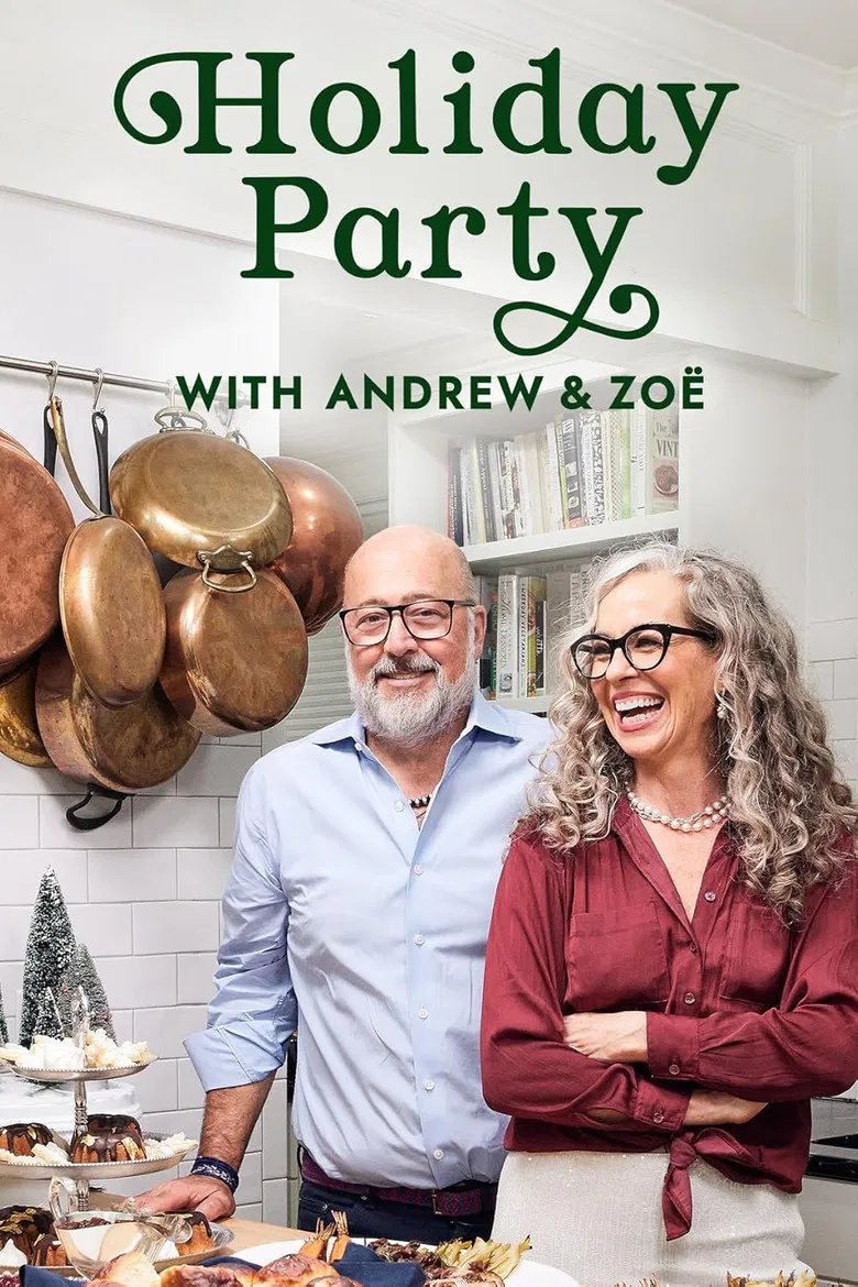 Holiday Party with Andrew and Zoë poster background