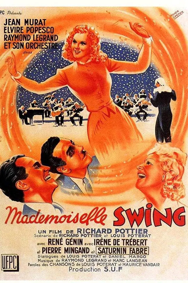 Mademoiselle Swing poster background