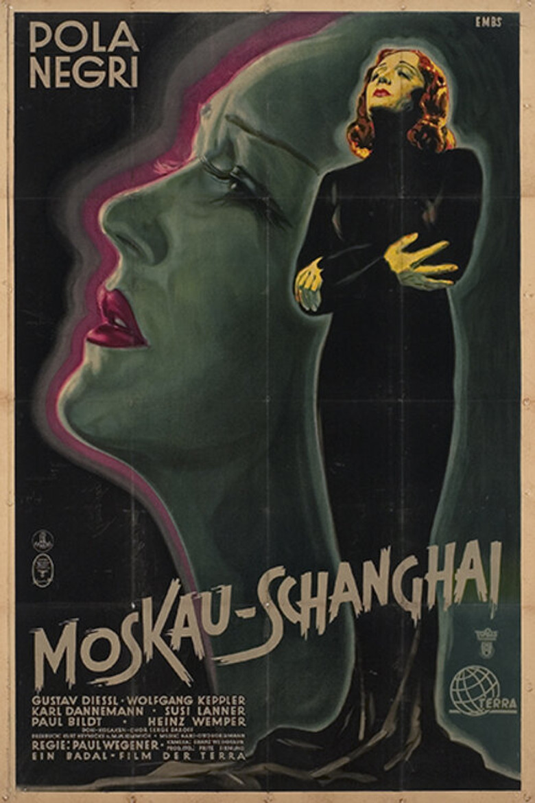Moskau - Shanghai poster background
