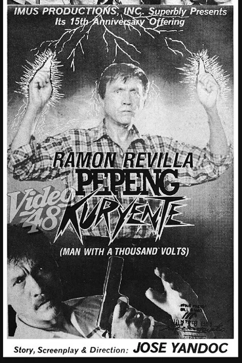 Pepeng Kuryente (A Man with a Thousand Volts) poster background