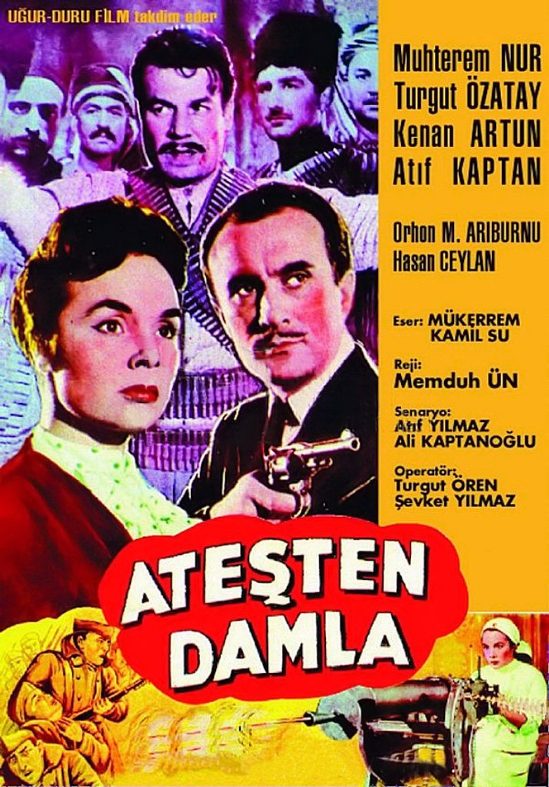 Ateşten Damla poster background
