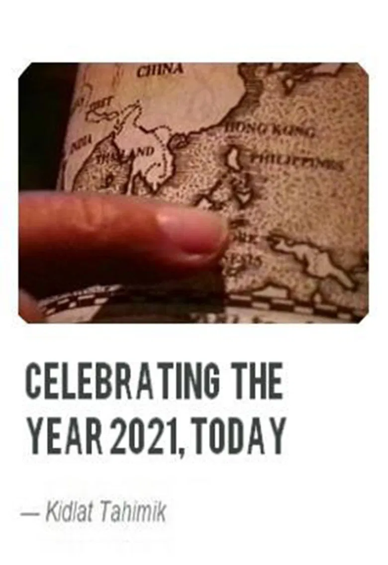 Celebrating the Year 2021, Today poster background