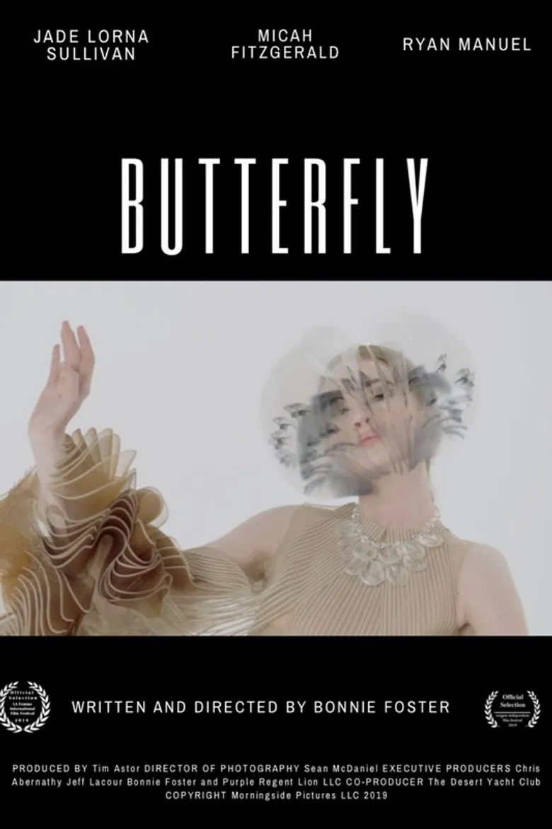Butterfly poster background