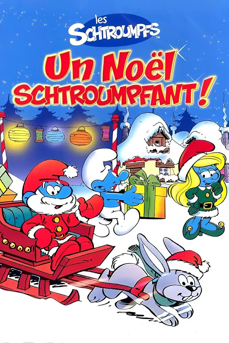 Les Schtroumpfs : Un noël schtroumpfant poster background