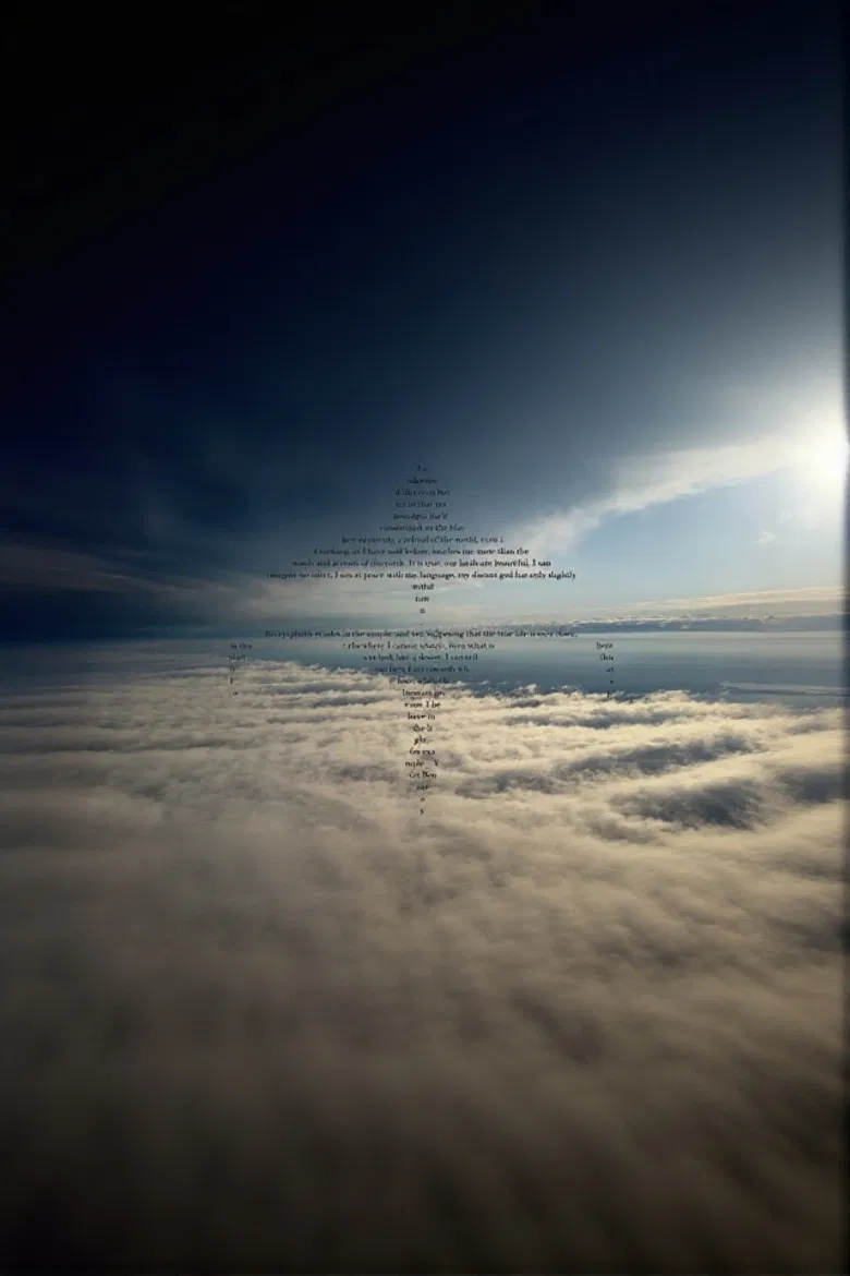 He Who Wears Faces on His Ears poster background