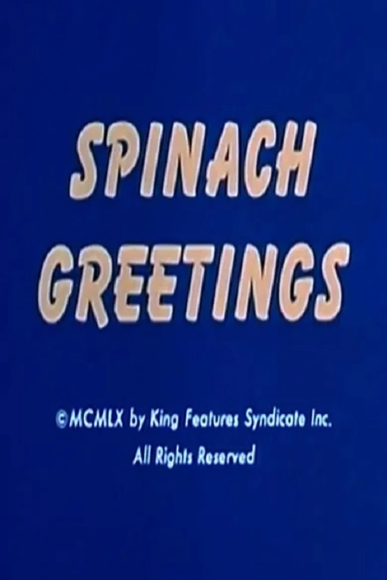 Spinach Greetings poster background