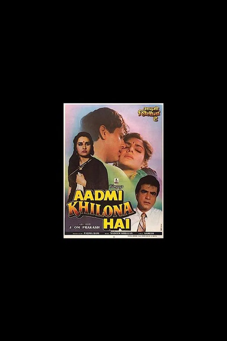 Aadmi Khilona Hai poster background