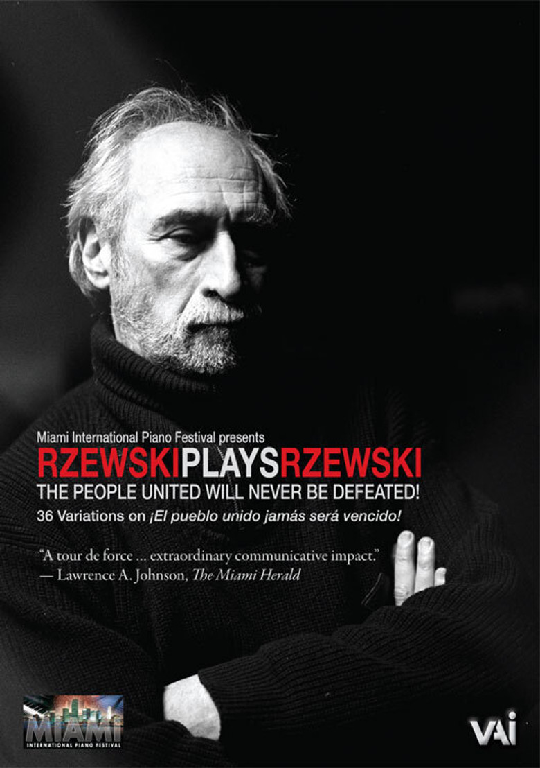 Rzewski Plays Rzewski poster background