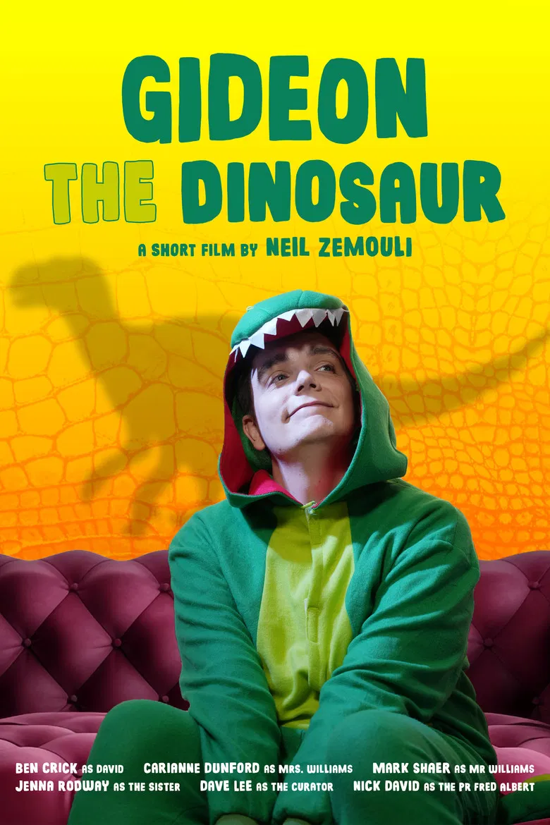 Gideon the Dinosaur poster background