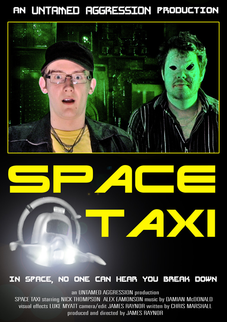 Space Taxi poster background