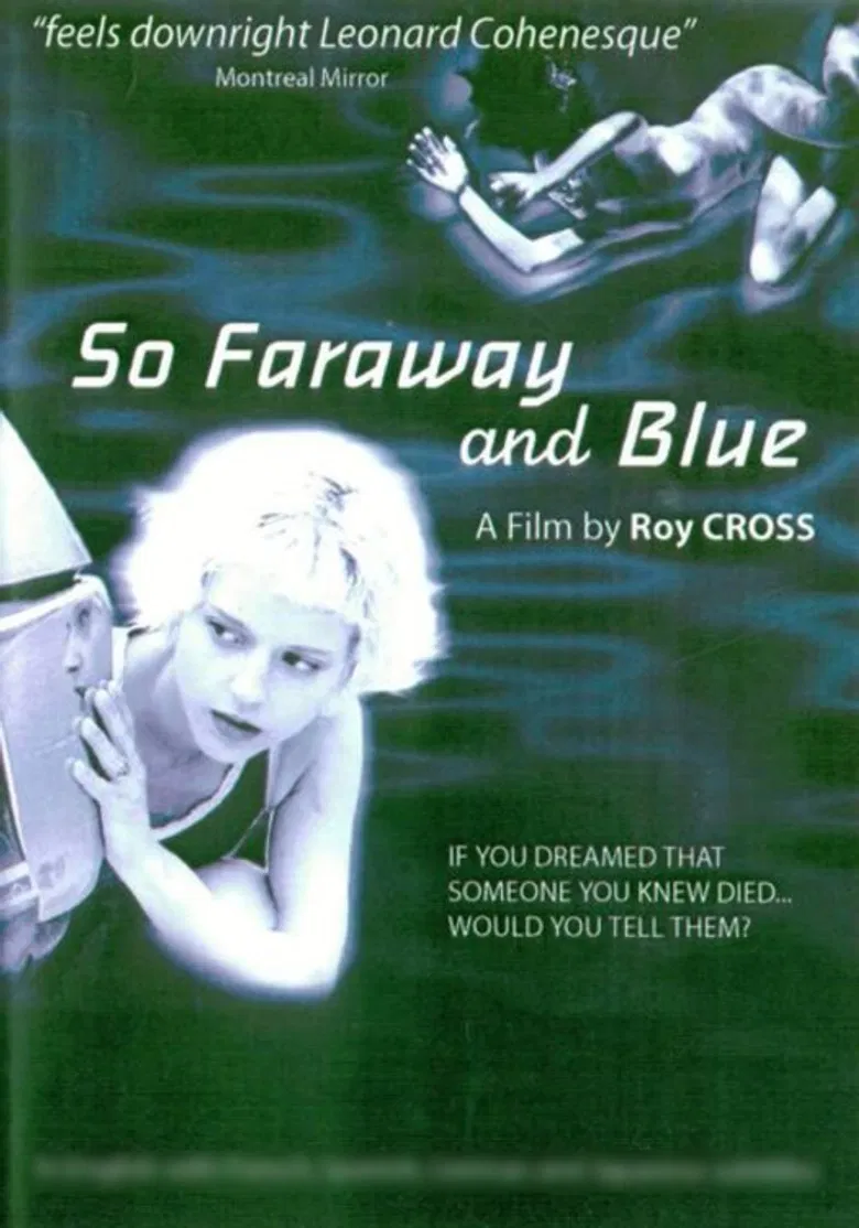 So Faraway and Blue poster background