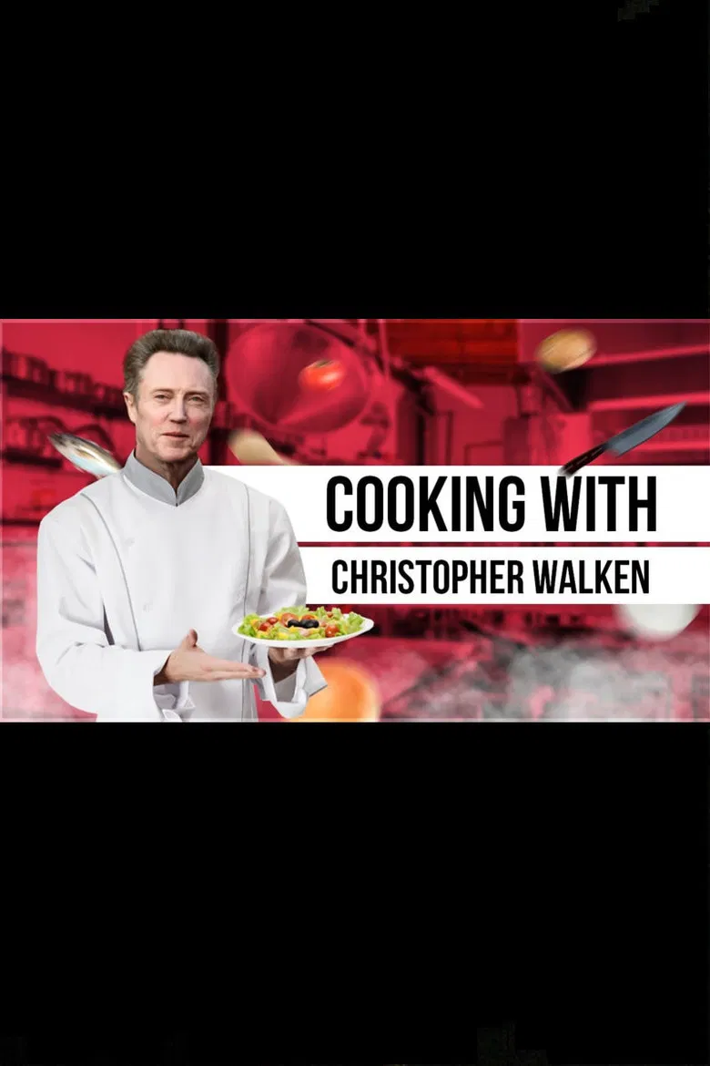 Cooking with Christopher Walken poster background