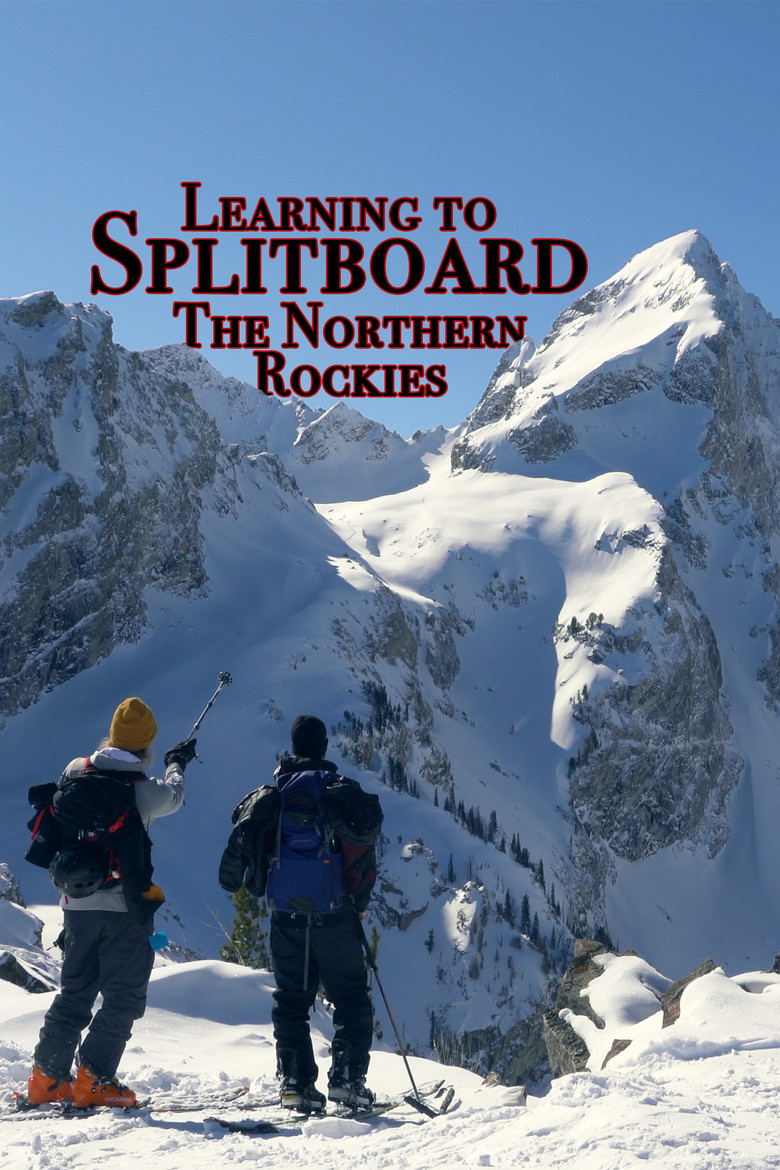 Learning to Splitboard the Northern Rockies poster background