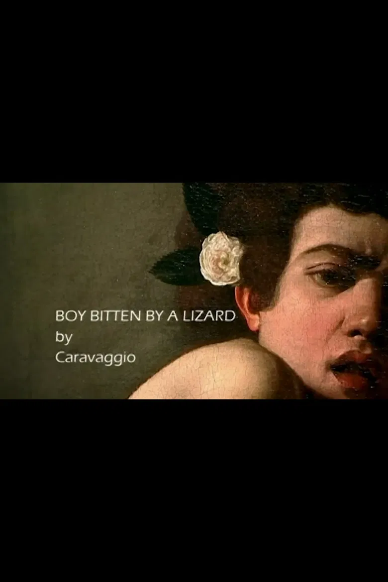 Boy Bitten by a Lizard by Caravaggio poster background