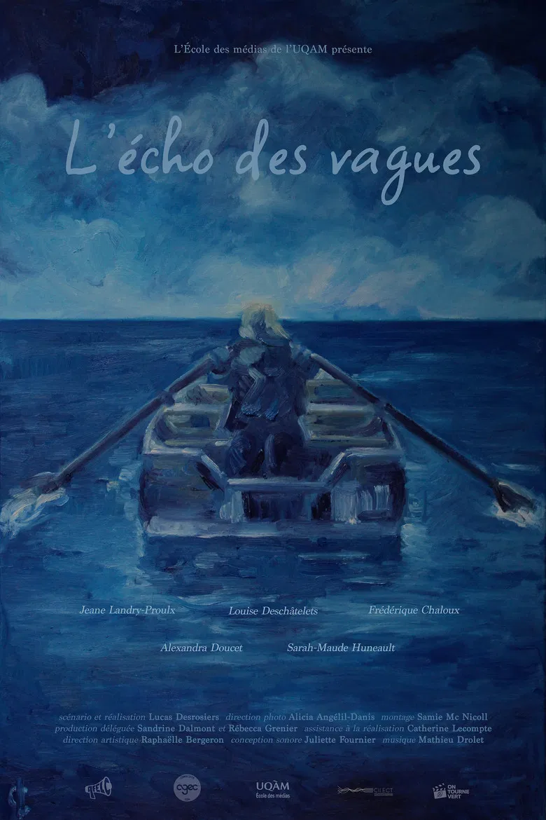 L'écho des vagues poster background