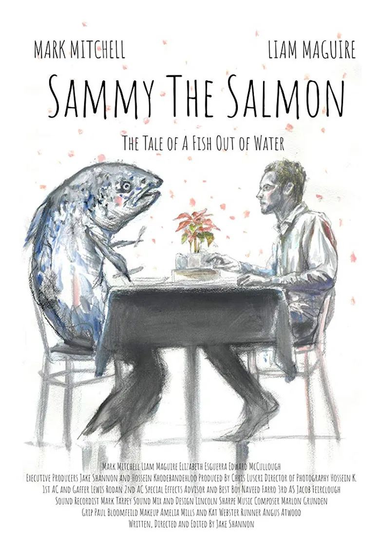 Sammy the Salmon poster background
