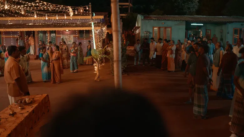 An intense standoff between village elders during the festival
