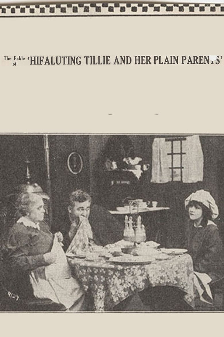 Hifaluting Tillie and Her Plain Parents poster background