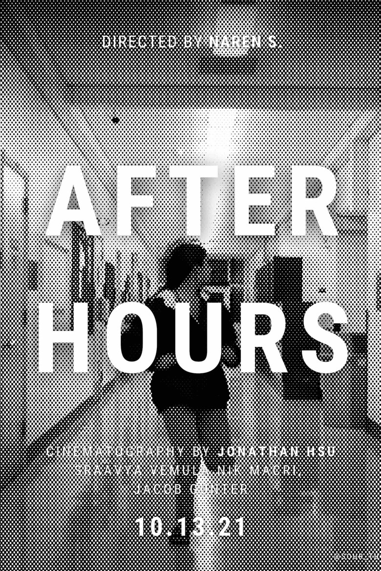 After Hours poster background
