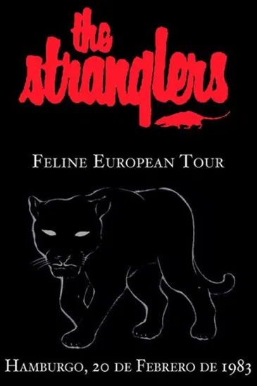 The Stranglers - Feline European Tour - Live in Hamburg poster background
