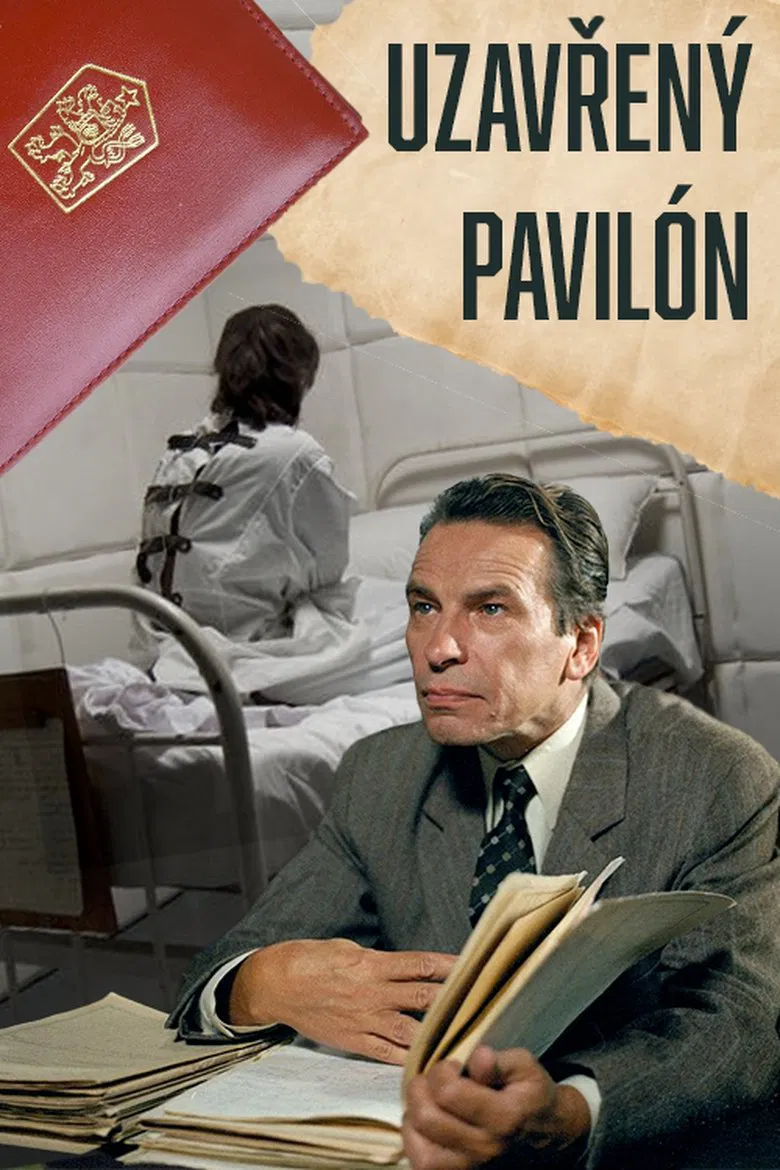 Uzavřený pavilon poster background
