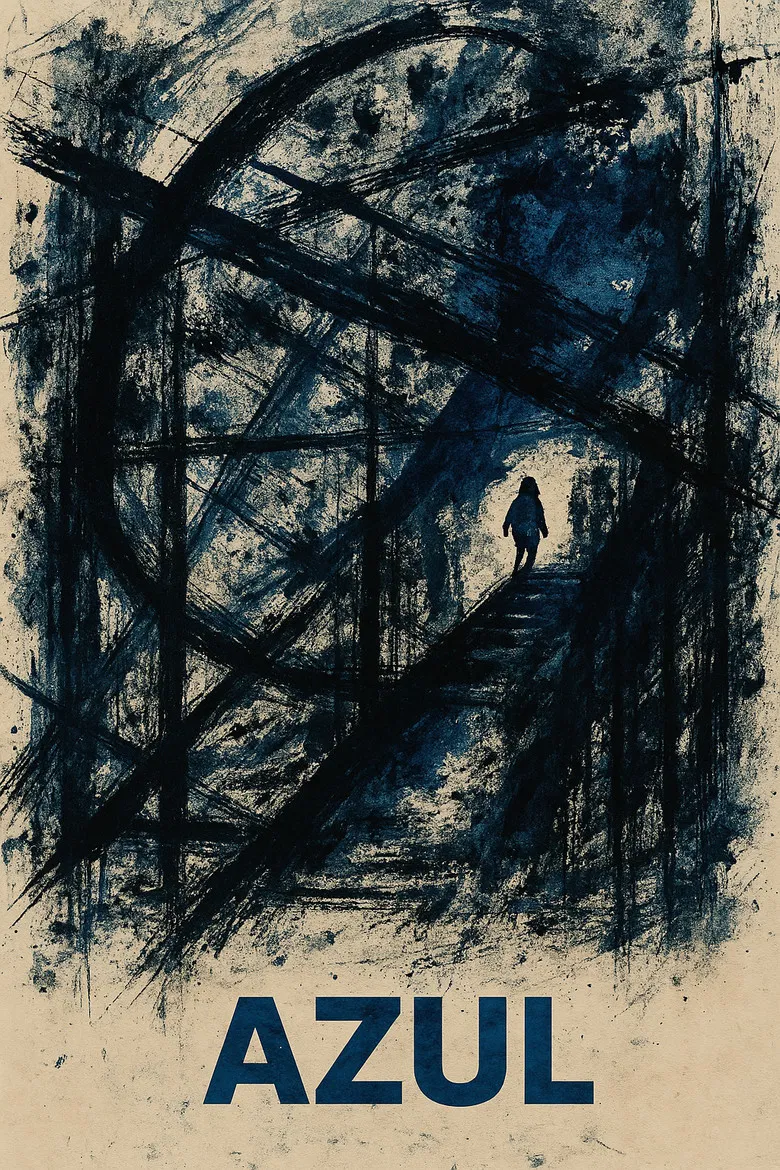 Blue poster background