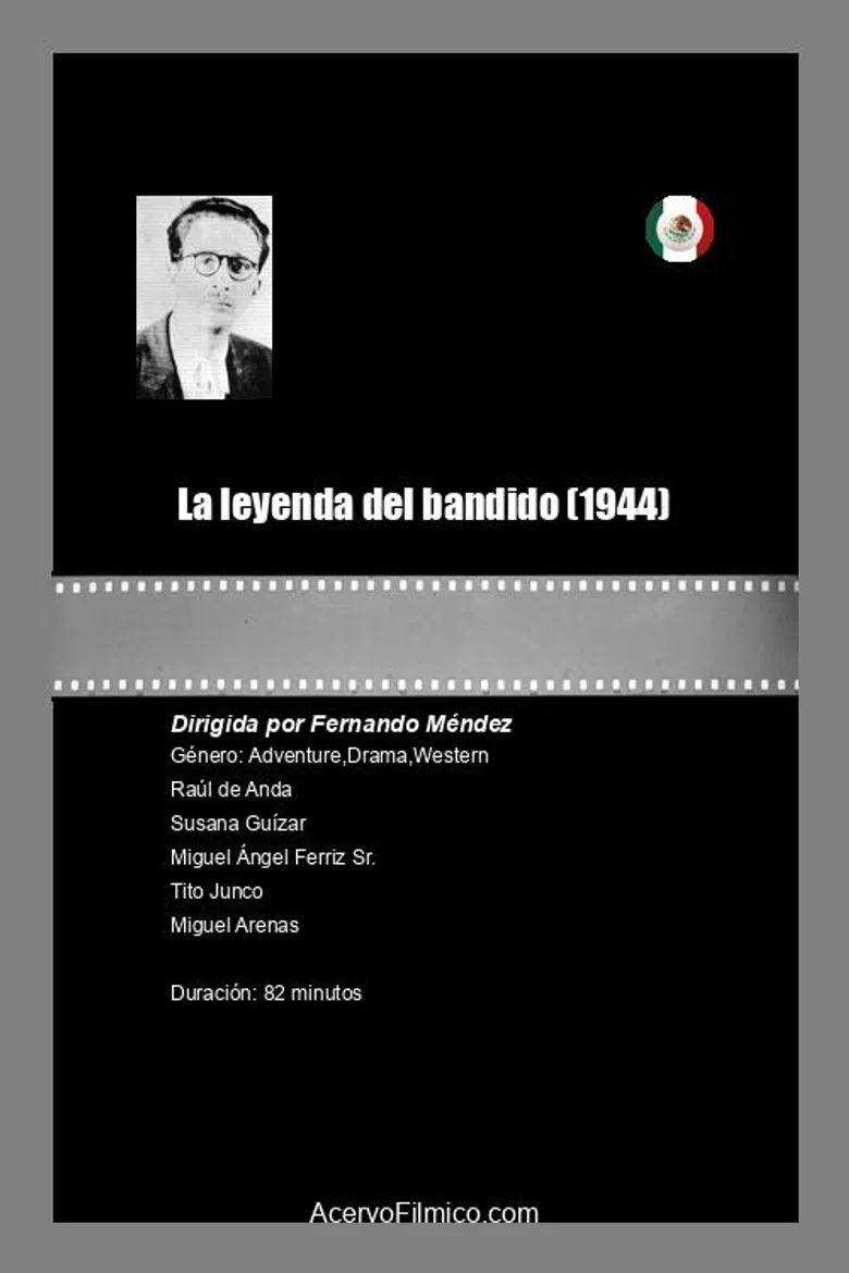 La leyenda del bandido poster background