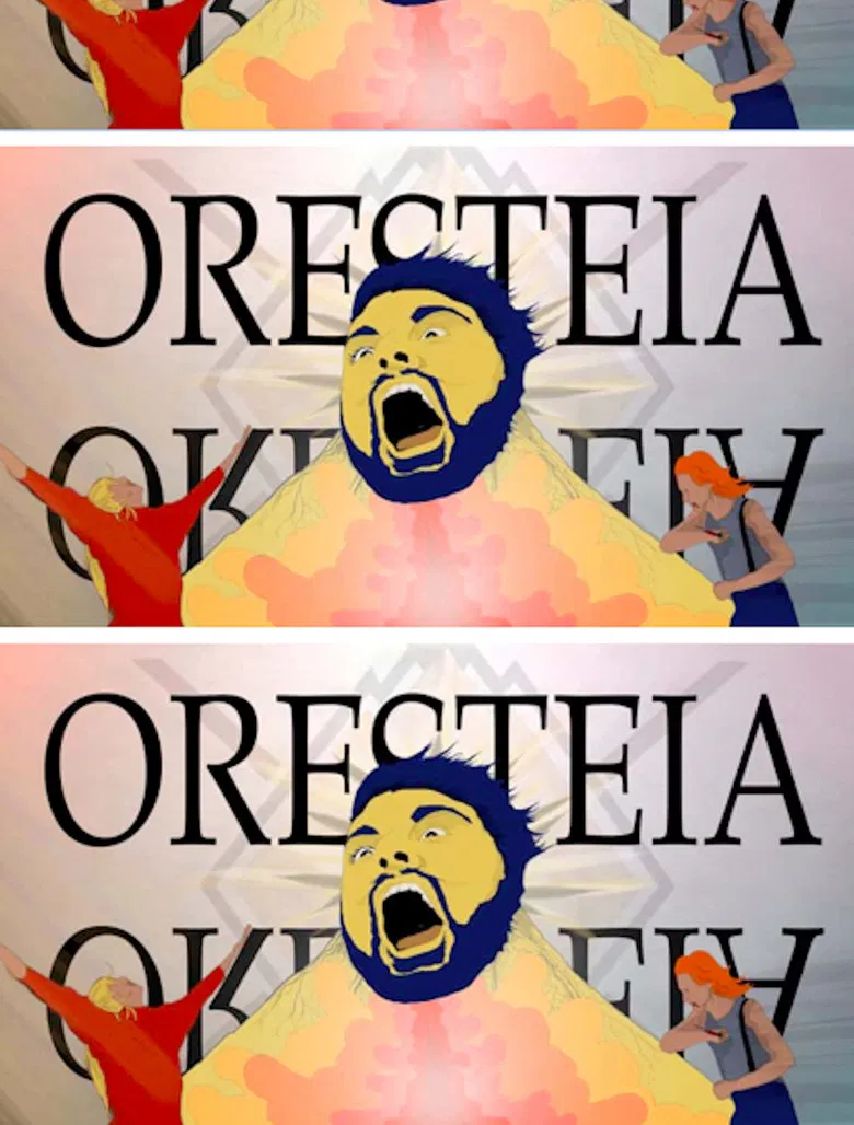 The Oresteia poster background