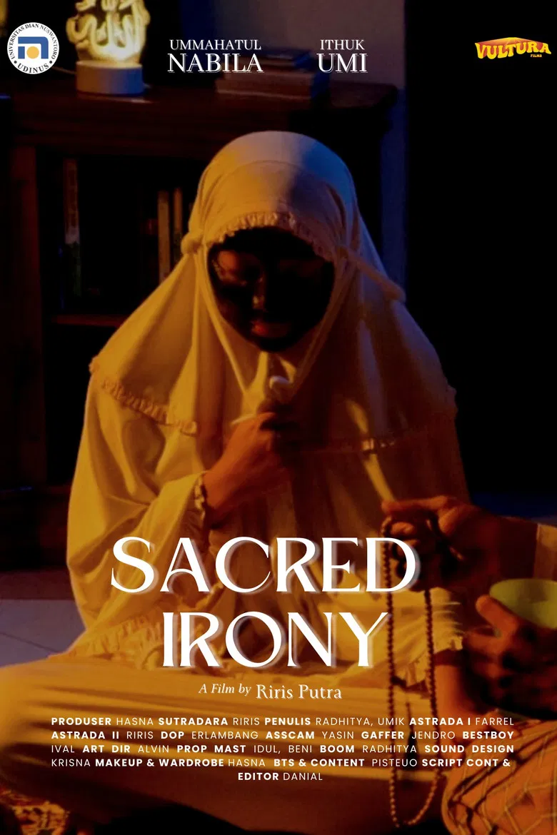 Sacred Irony poster background