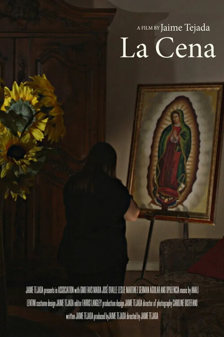 La cena poster background