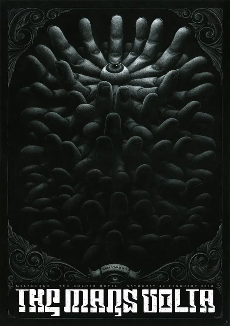 The Mars Volta Live in Brazil poster background