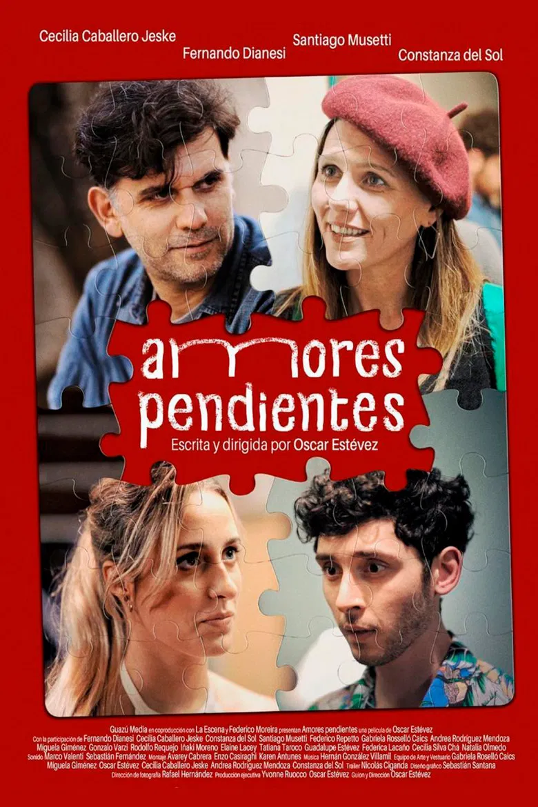 Amores pendientes poster background