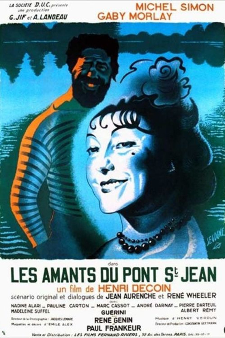 The Lovers of the Pont Saint-Jean poster background