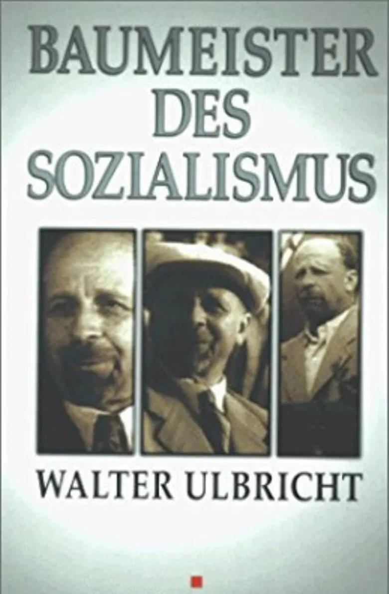 Baumeister des Sozialismus Walter Ulbricht poster background