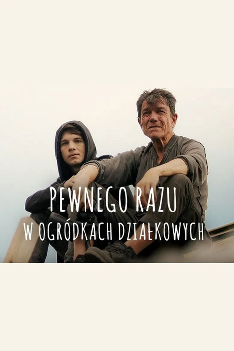 Pewnego razu w ogródkach działkowych poster background