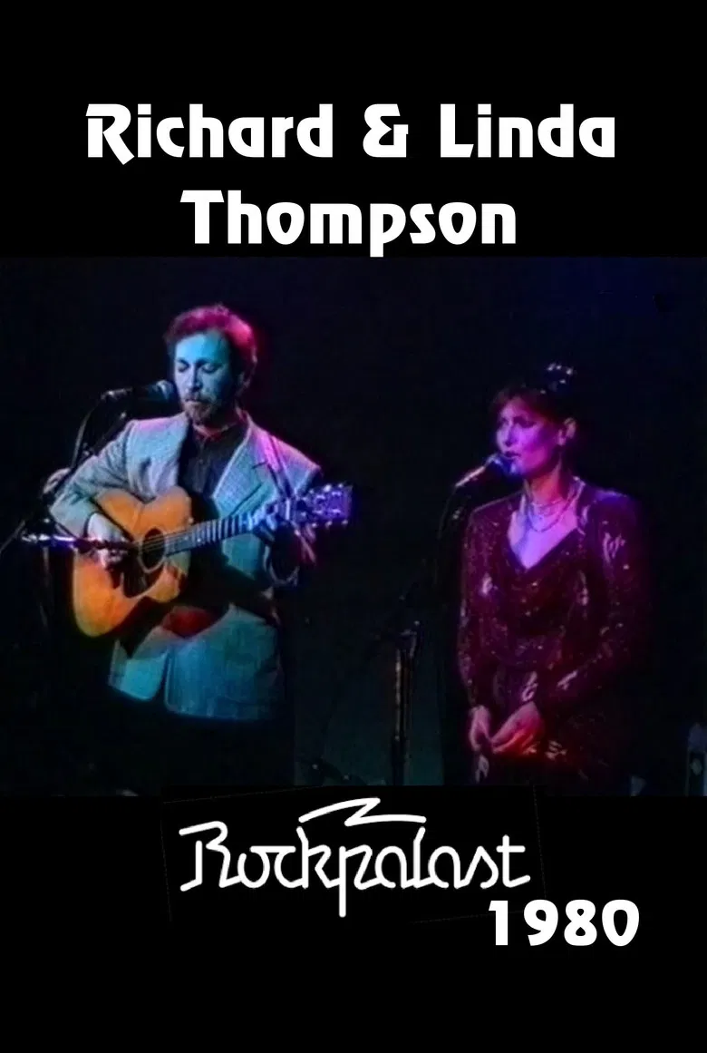 Richard and Linda Thompson: Live on Rockpalast poster background
