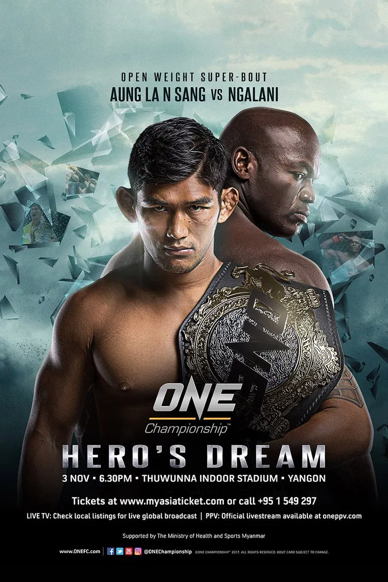 ONE Championship 60: Hero's Dream poster background