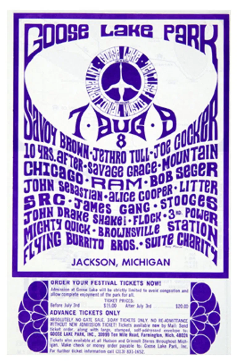 Goose Lake International Music Festival poster background