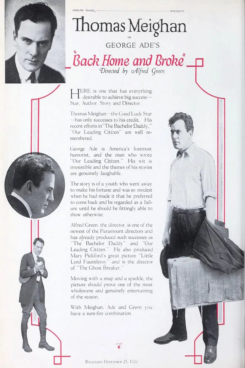 Back Home and Broke poster background