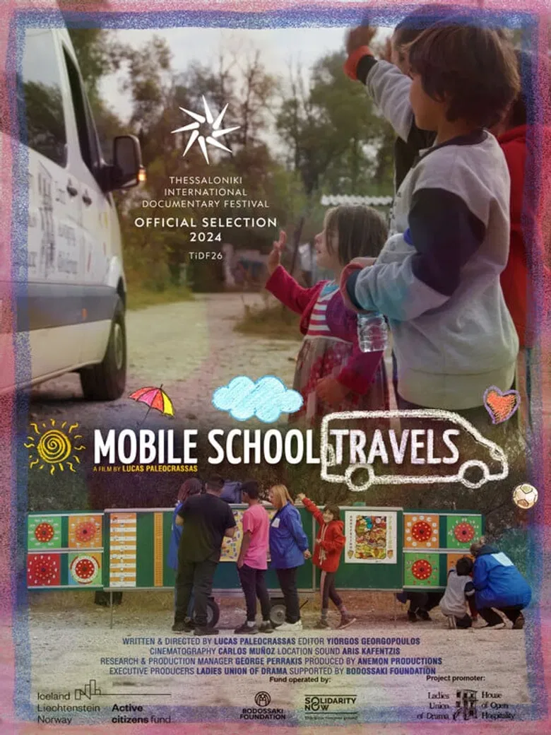 Mobile School Travels poster background
