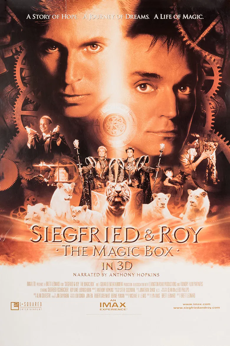 Siegfried & Roy: The Magic Box poster background