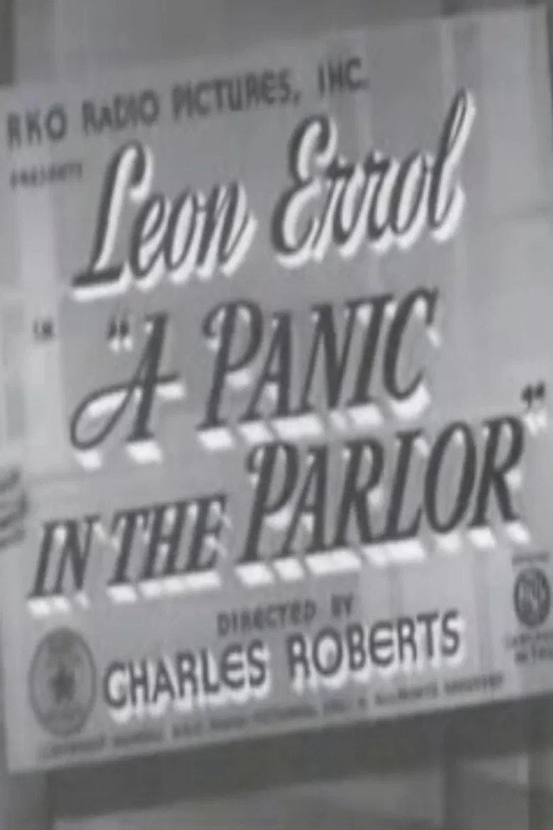 A Panic in the Parlor poster background