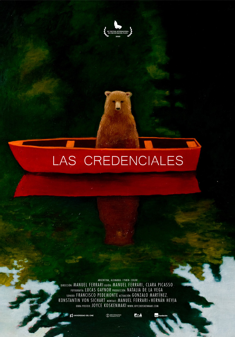 Las credenciales poster background