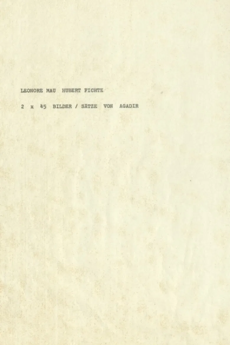 2 x 45 Bilder / Sätze von Agadir poster background