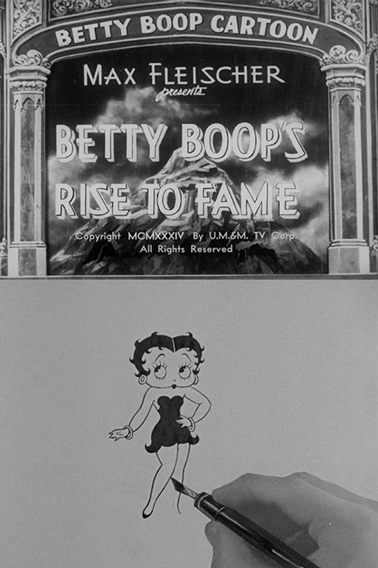Betty Boop's Rise to Fame poster background