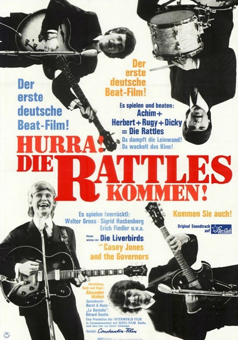 Hurra, die Rattles kommen poster background