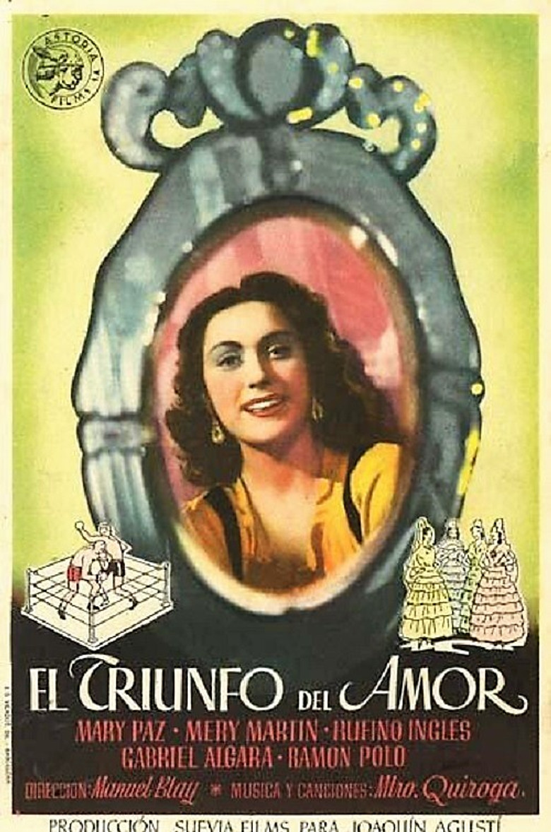 El triunfo del amor poster background