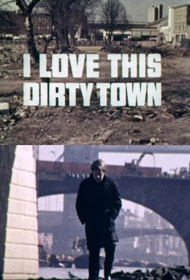 I Love This Dirty Town poster background