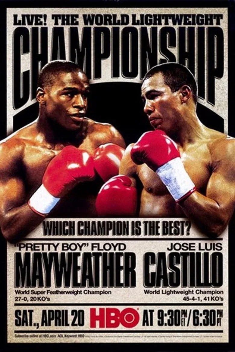 Floyd Mayweather Jr. vs. Jose Luis Castillo I poster background